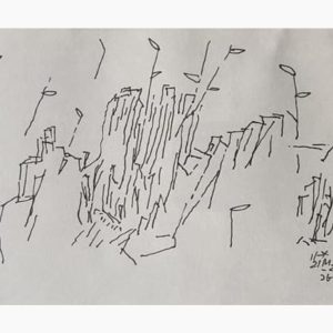 Untitled, Pen & Ink on Paper, 7.5 x 5.2 inches