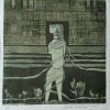 Manik Talukdar Untitled AP - 2232 Etching on Paper 11 x 10.5 inches 1985