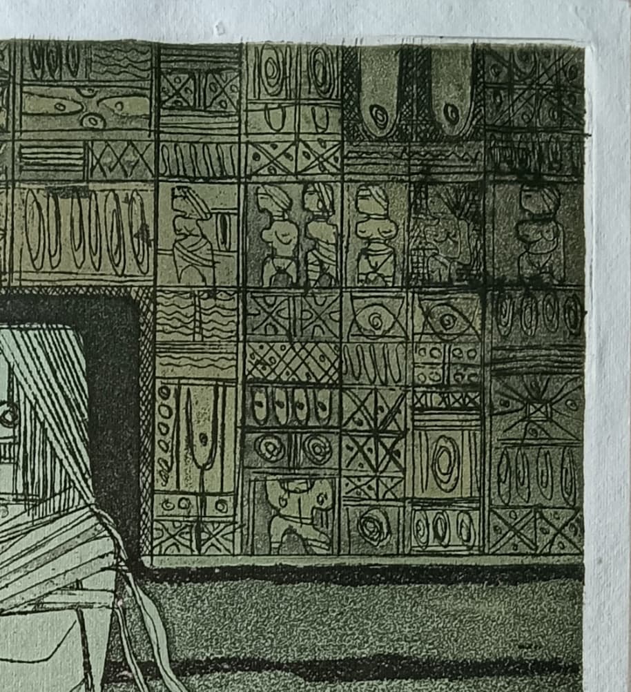 Manik Talukdar Untitled AP - 2232 Etching on Paper 11 x 10.5 inches 1985 (3)