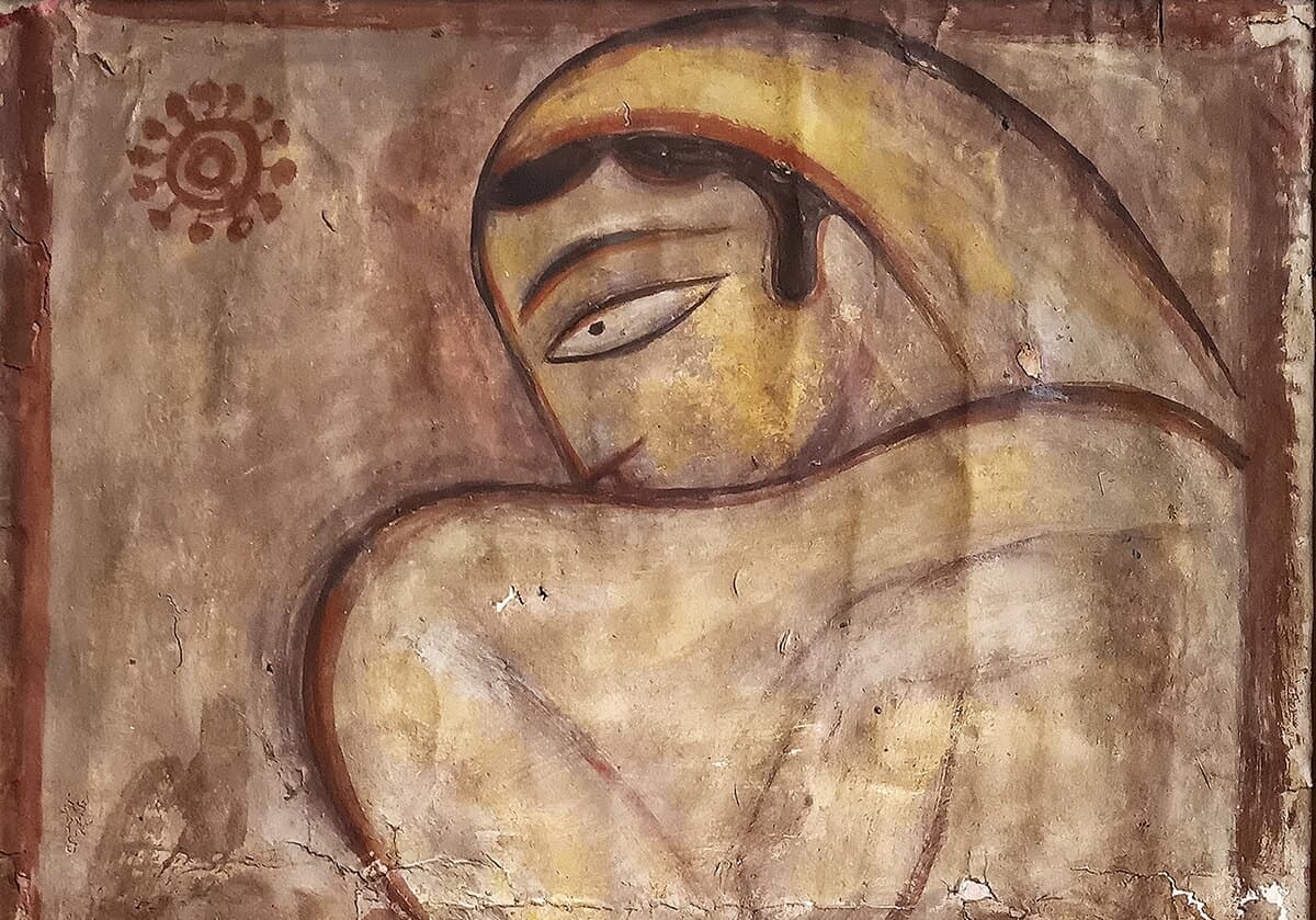 Jamini Roy Untitled Gopini Gouache on Paper 18 x 13 inches (1)