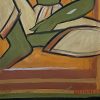Jamini Roy Untitled Tempera on Board 14.5 x 8.5 inches (2)