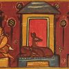 Jamini Roy Untitled Tempera on Board 8.5 x 24.4 inches