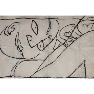 Untitled, Charcoal on Paper